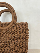 Sac pouch cannelle