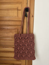 Sac zellige vieux rose