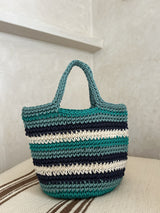 Sac panier bleu