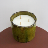 Bougie Tamegroute | Moyen modèle uni jaune