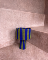 Lampe laine bicolore