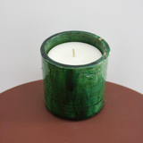 Bougie Tamegroute | Petit modèle uni vert