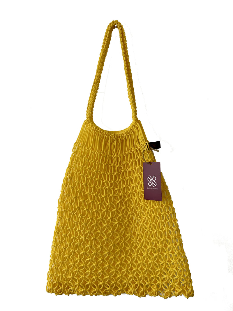 Sac filet jaune