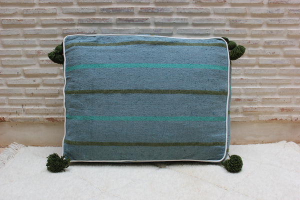Pouf rayé | Grand modèle
